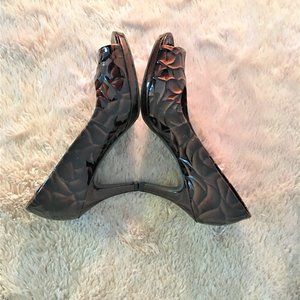 Alex Marie Brown Patent Heels